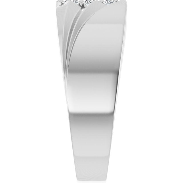 1/4 CTW Lab-Grown Diamond Band, 11.11 mm