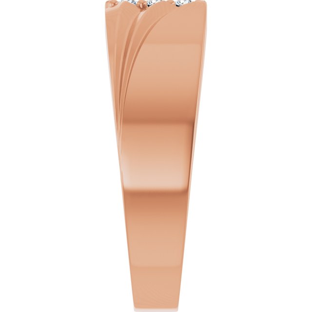 1/10 CTW Lab-Grown Diamond Band, 7.82 mm
