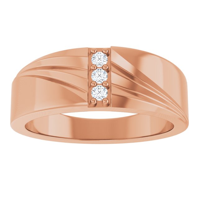1/10 CTW Lab-Grown Diamond Band, 7.82 mm
