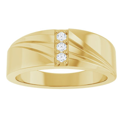 1/10 CTW Lab-Grown Diamond Band, 7.82 mm