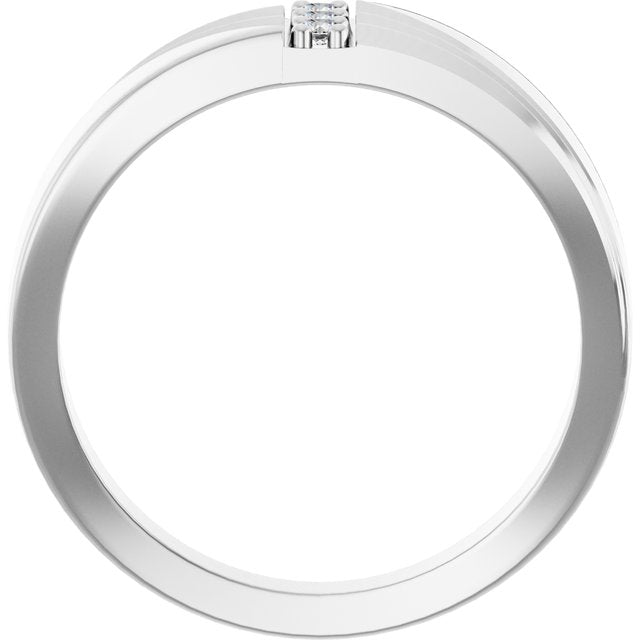 1/10 CTW Lab-Grown Diamond Band, 7.82 mm