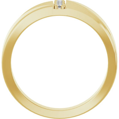 1/10 CTW Lab-Grown Diamond Band, 7.82 mm