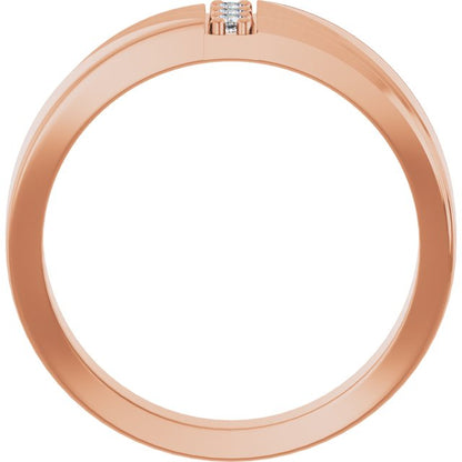 1/10 CTW Lab-Grown Diamond Band, 7.82 mm