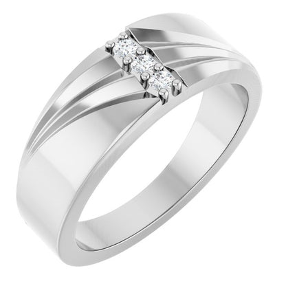 1/10 CTW Lab-Grown Diamond Band, 7.82 mm