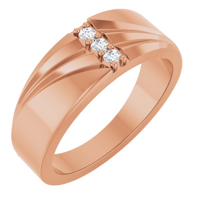 1/10 CTW Lab-Grown Diamond Band, 7.82 mm