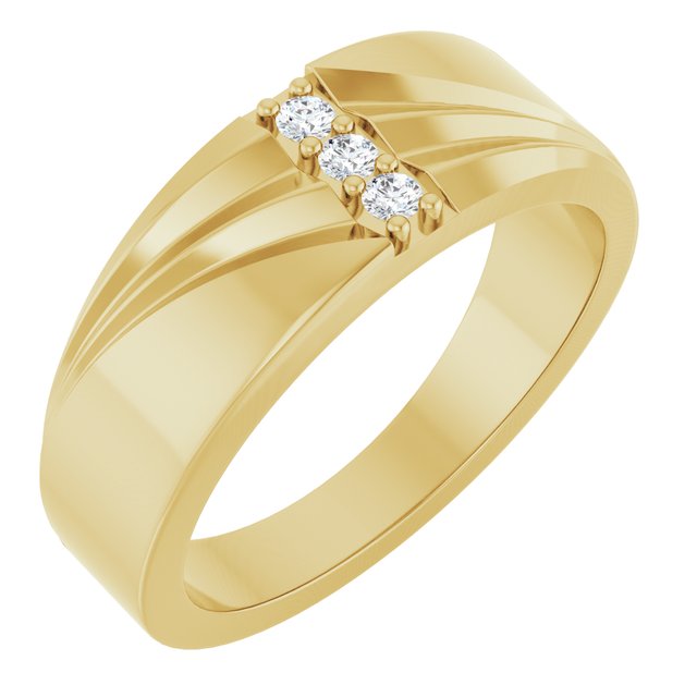 1/10 CTW Lab-Grown Diamond Band, 7.82 mm
