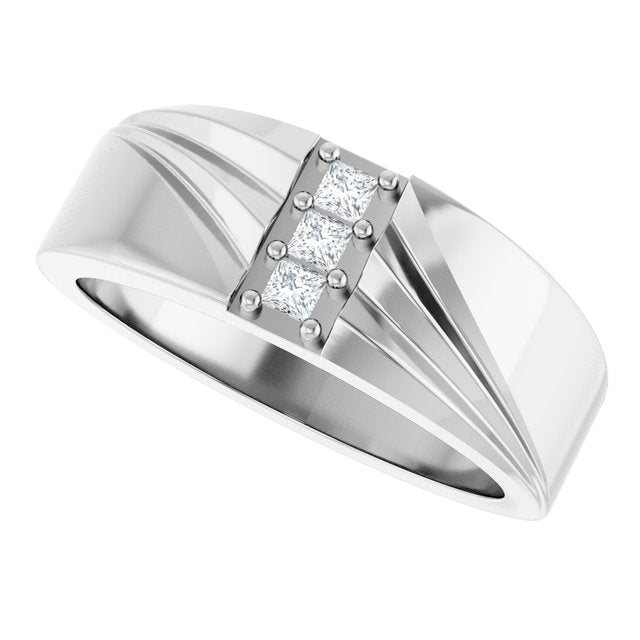 1/8 CTW Lab-Grown Diamond Band, 7.86 mm