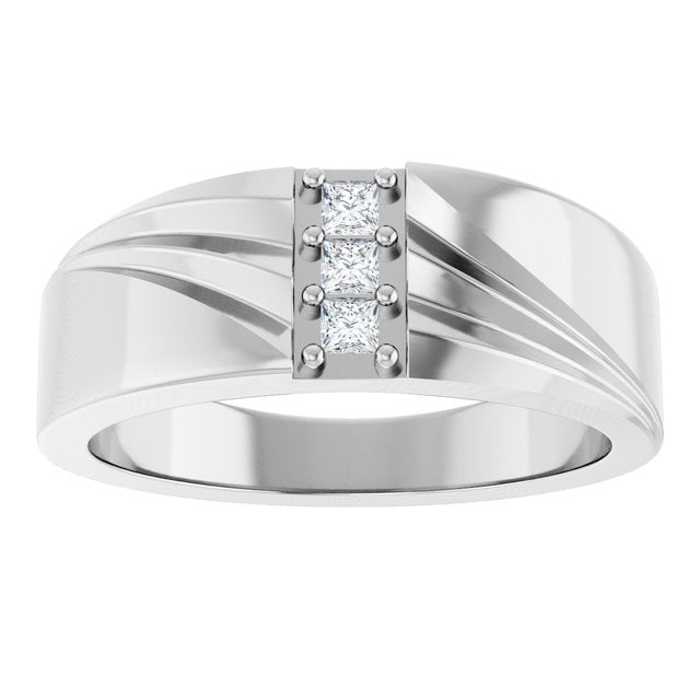 1/8 CTW Lab-Grown Diamond Band, 7.86 mm