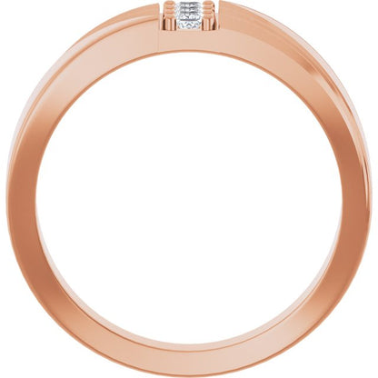 1/8 CTW Lab-Grown Diamond Band, 7.86 mm