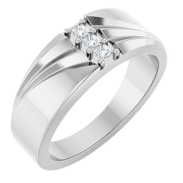 1/8 CTW Lab-Grown Diamond Band, 7.86 mm
