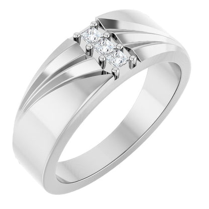 1/8 CTW Lab-Grown Diamond Band, 7.86 mm