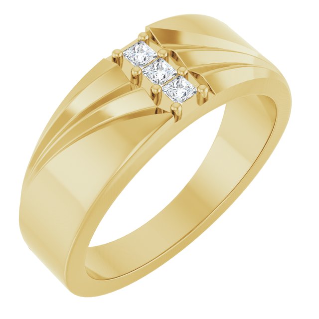 1/8 CTW Lab-Grown Diamond Band, 7.86 mm