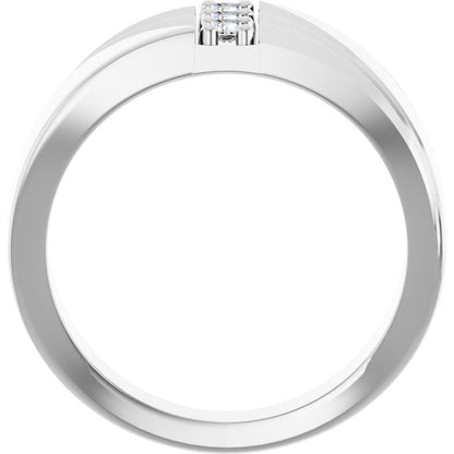 1/4 CTW Lab-Grown Diamond Band, 11.11 mm