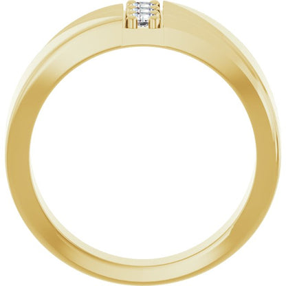1/4 CTW Lab-Grown Diamond Band, 11.11 mm