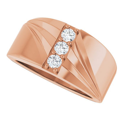 1/4 CTW Lab-Grown Diamond Band, 11.11 mm