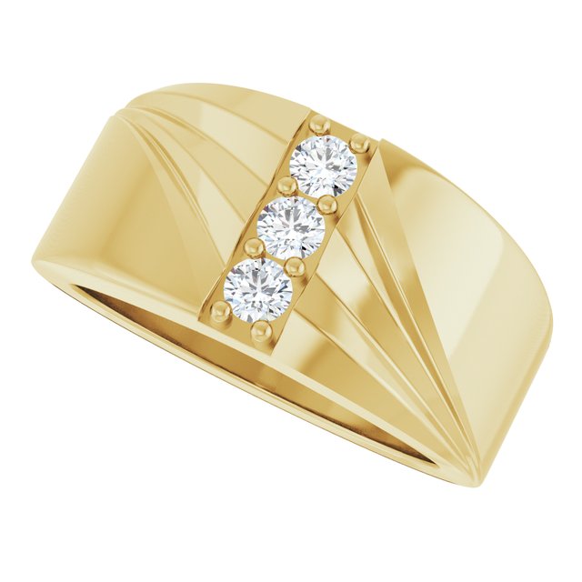 1/4 CTW Lab-Grown Diamond Band, 11.11 mm