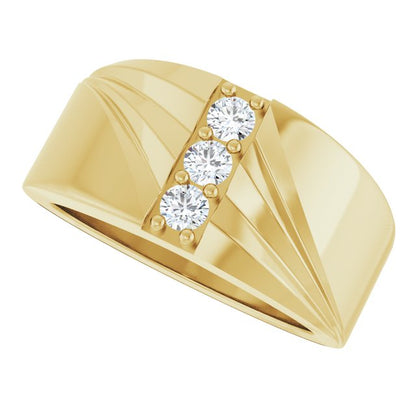 1/4 CTW Lab-Grown Diamond Band, 11.11 mm