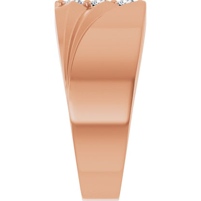 1/4 CTW Lab-Grown Diamond Band, 11.11 mm