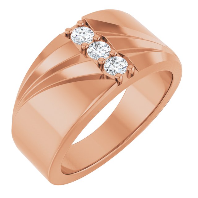 1/4 CTW Lab-Grown Diamond Band, 11.11 mm