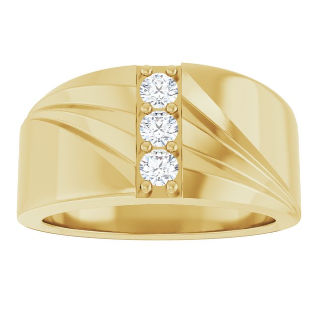 1/4 CTW Lab-Grown Diamond Band, 11.11 mm