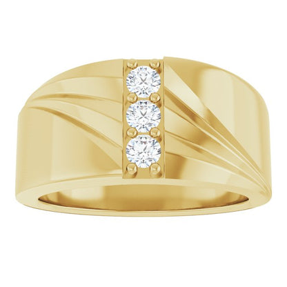 1/4 CTW Lab-Grown Diamond Band, 11.11 mm