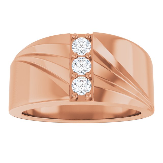 1/4 CTW Lab-Grown Diamond Band, 11.11 mm