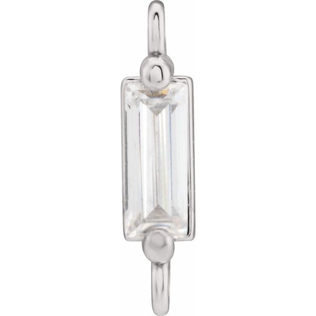 1/6 CT Natural Diamond Link, 2.3 mm x 10.4 mm