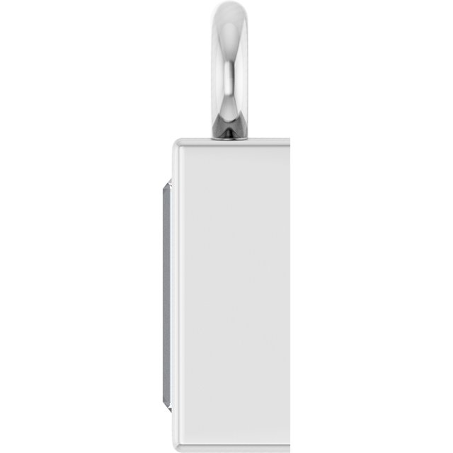 1/6 CT Lab-Grown Diamond Dangle, 2.9 mm x 8.5 mm