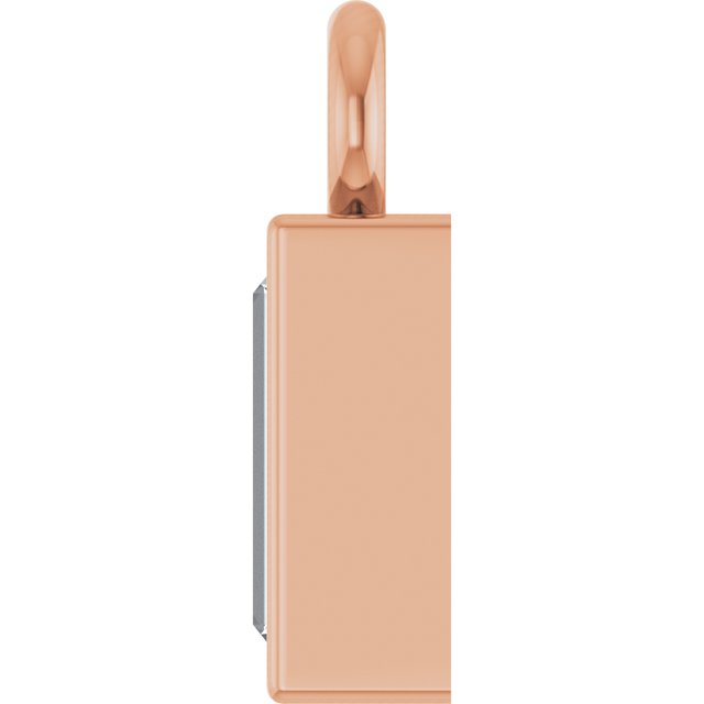 1/6 CT Lab-Grown Diamond Dangle, 2.9 mm x 8.5 mm