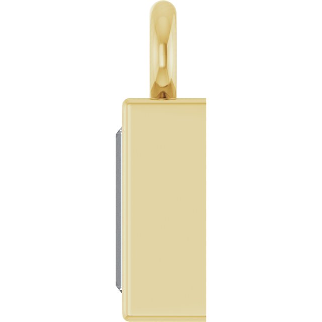 1/6 CT Natural Diamond Dangle, 2.9 mm x 8.5 mm