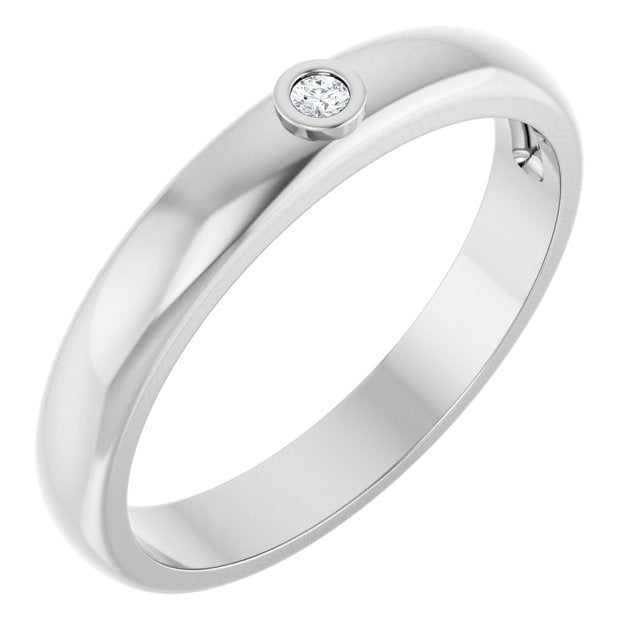 .03 CT Lab Grown Diamond Band