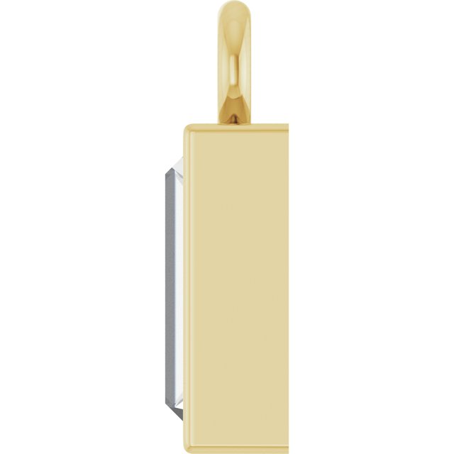 3/8 CT Lab-Grown Diamond Dangle, 3.9 mm x 9.5 mm