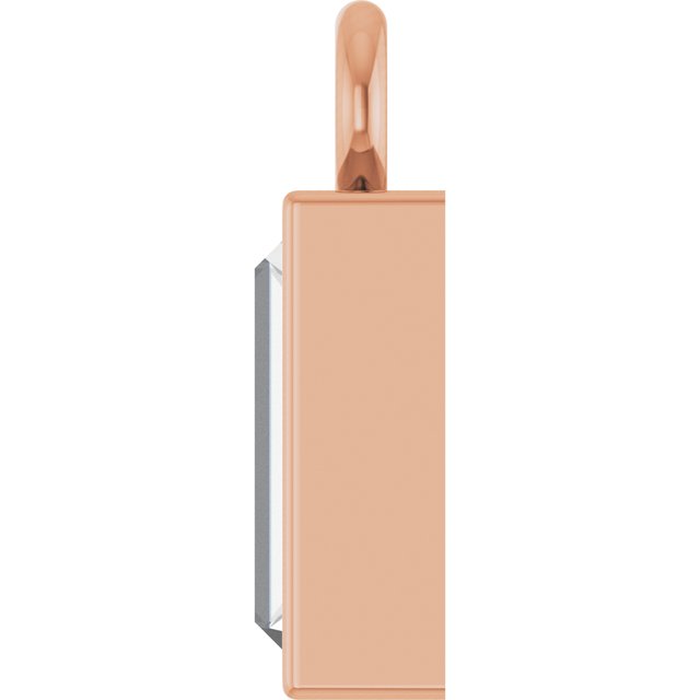 3/8 CT Lab-Grown Diamond Dangle, 3.9 mm x 9.5 mm