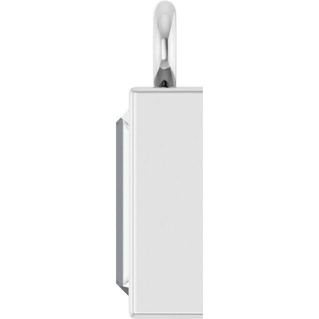 3/8 CT Lab-Grown Diamond Dangle, 3.9 mm x 9.5 mm