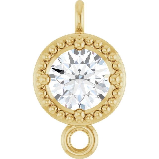 1/6 CT Lab-Grown Diamond Link, 5.25 mm x 9 mm