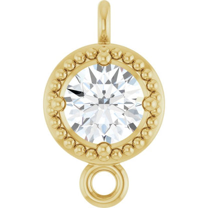 1/6 CT Lab-Grown Diamond Link, 5.25 mm x 9 mm
