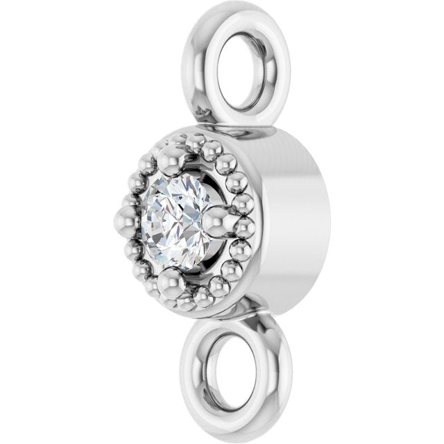 .02 CT Lab-Grown Diamond Link, 2.9 mm x 6.6 mm