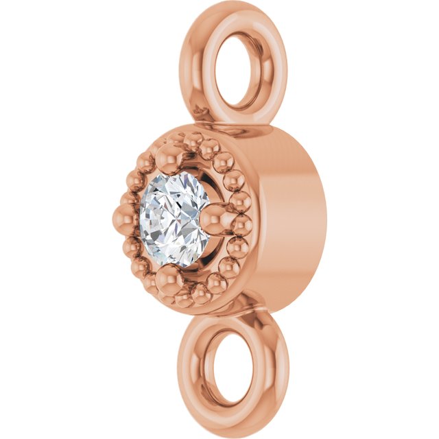 .02 CT Lab-Grown Diamond Link, 2.9 mm x 6.6 mm