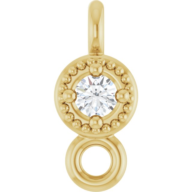 .02 CT Lab-Grown Diamond Link, 2.9 mm x 6.6 mm