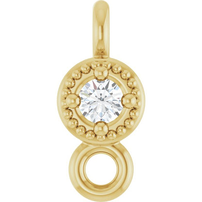 .02 CT Lab-Grown Diamond Link, 2.9 mm x 6.6 mm
