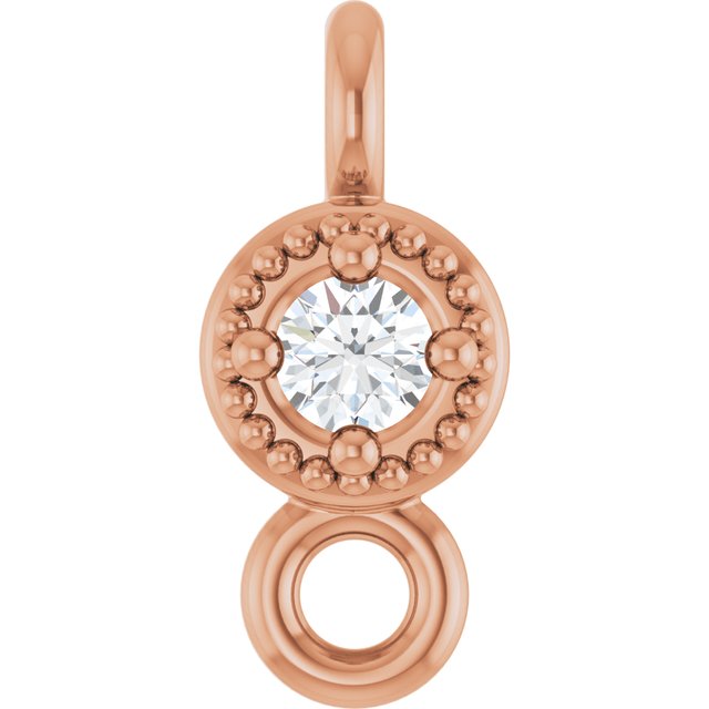 .02 CT Lab-Grown Diamond Link, 2.9 mm x 6.6 mm