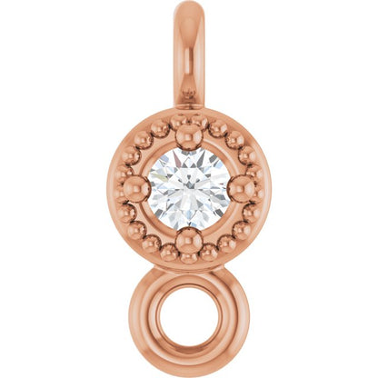 .02 CT Lab-Grown Diamond Link, 2.9 mm x 6.6 mm