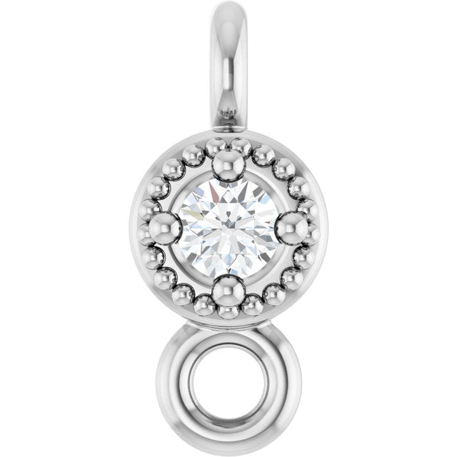 .02 CT Lab-Grown Diamond Link, 2.9 mm x 6.6 mm