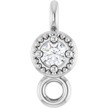 .02 CT Lab-Grown Diamond Link, 2.9 mm x 6.6 mm