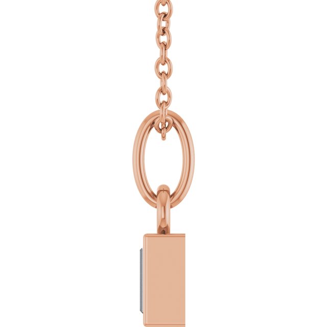 1/10 CT Natural Diamond Bezel-Set 16-18" Necklace