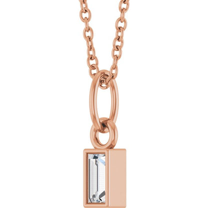 1/10 CT Natural Diamond Bezel-Set 16-18" Necklace