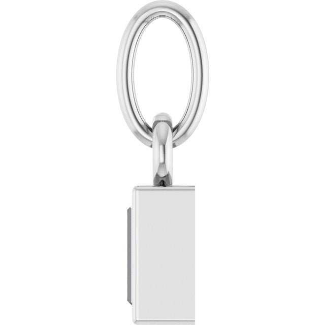 1/10 CT Lab-Grown Diamond Bezel-Set Pendant