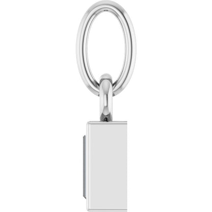 1/10 CT Lab-Grown Diamond Bezel-Set Pendant