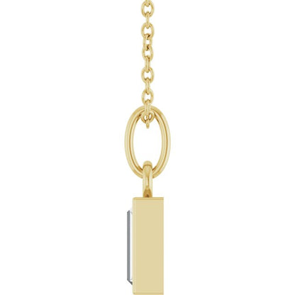 3/8 CT Natural Diamond Bezel-Set 16-18" Necklace