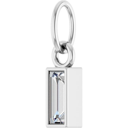 1/6 CT Natural Diamond Bezel-Set Pendant